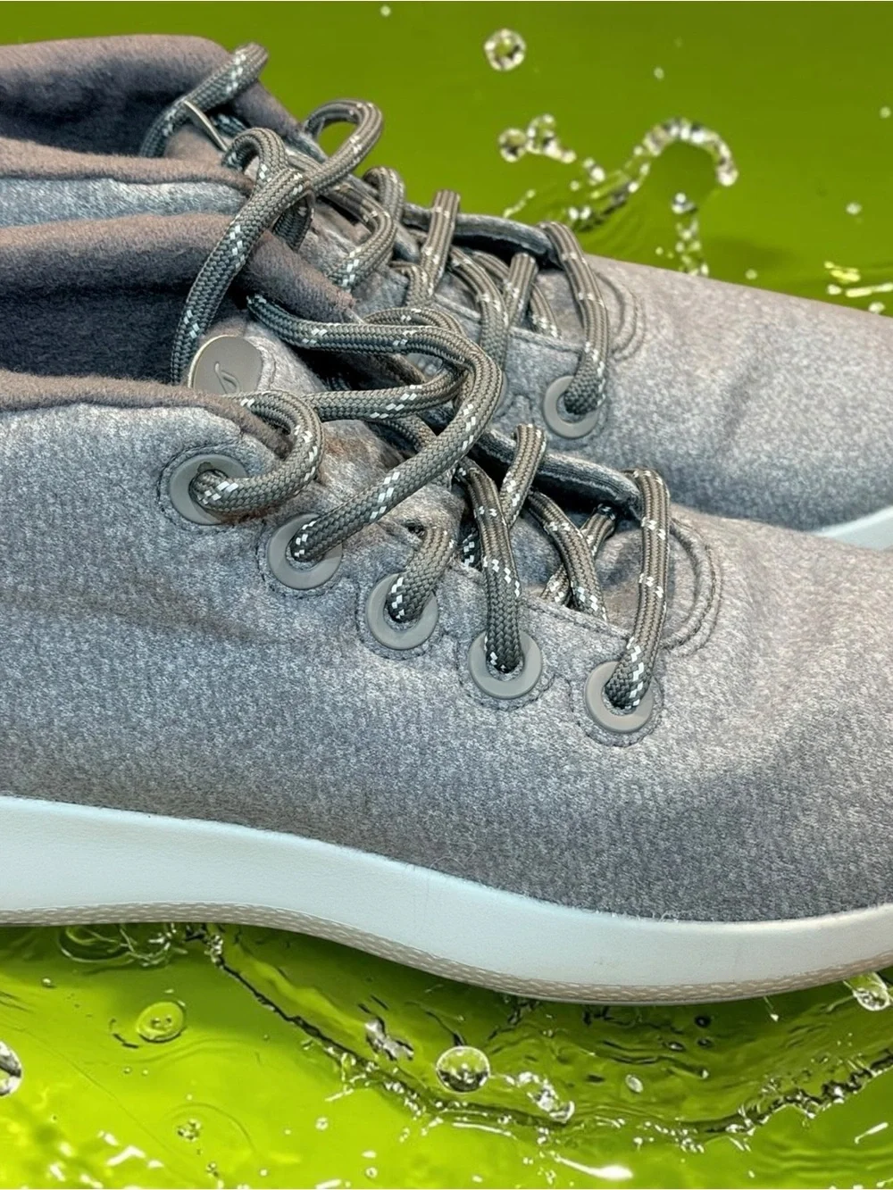 Allbirds Merino Wool Mid Runner Up Mizzle Womens WRUM Size 10 Sneakers